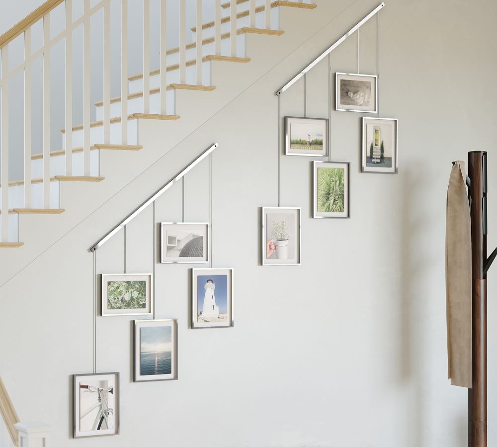 Hanging Chrome Gallery Frames Set of 5 thumbnail 3