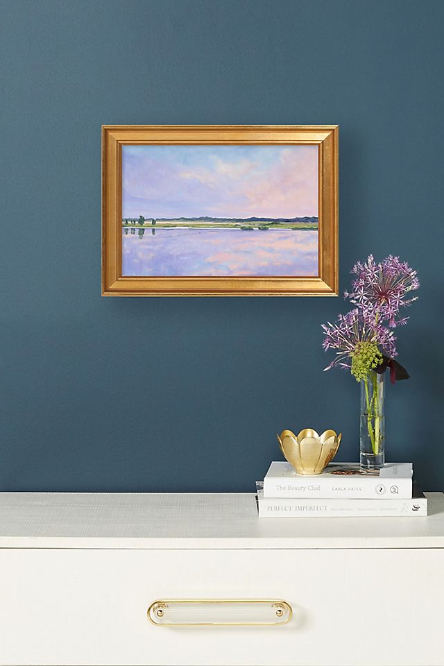 Lavender Twilight Wall Art With Frame thumbnail 2