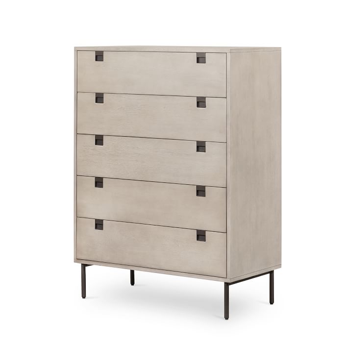 Squared Handle 5 Drawer Dresser thumbnail 3