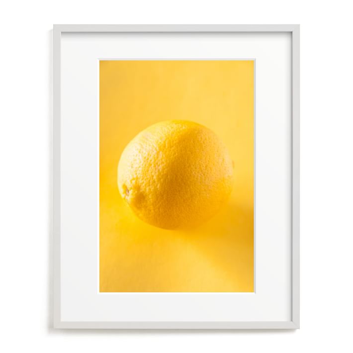 Minted When Life Gives You - White Wood Frame thumbnail 2