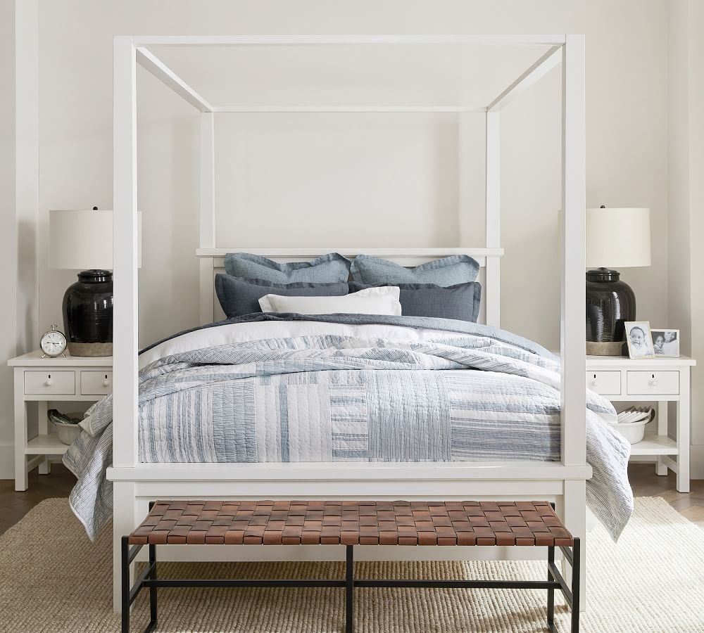 Farmhouse Canopy Bed King thumbnail 2
