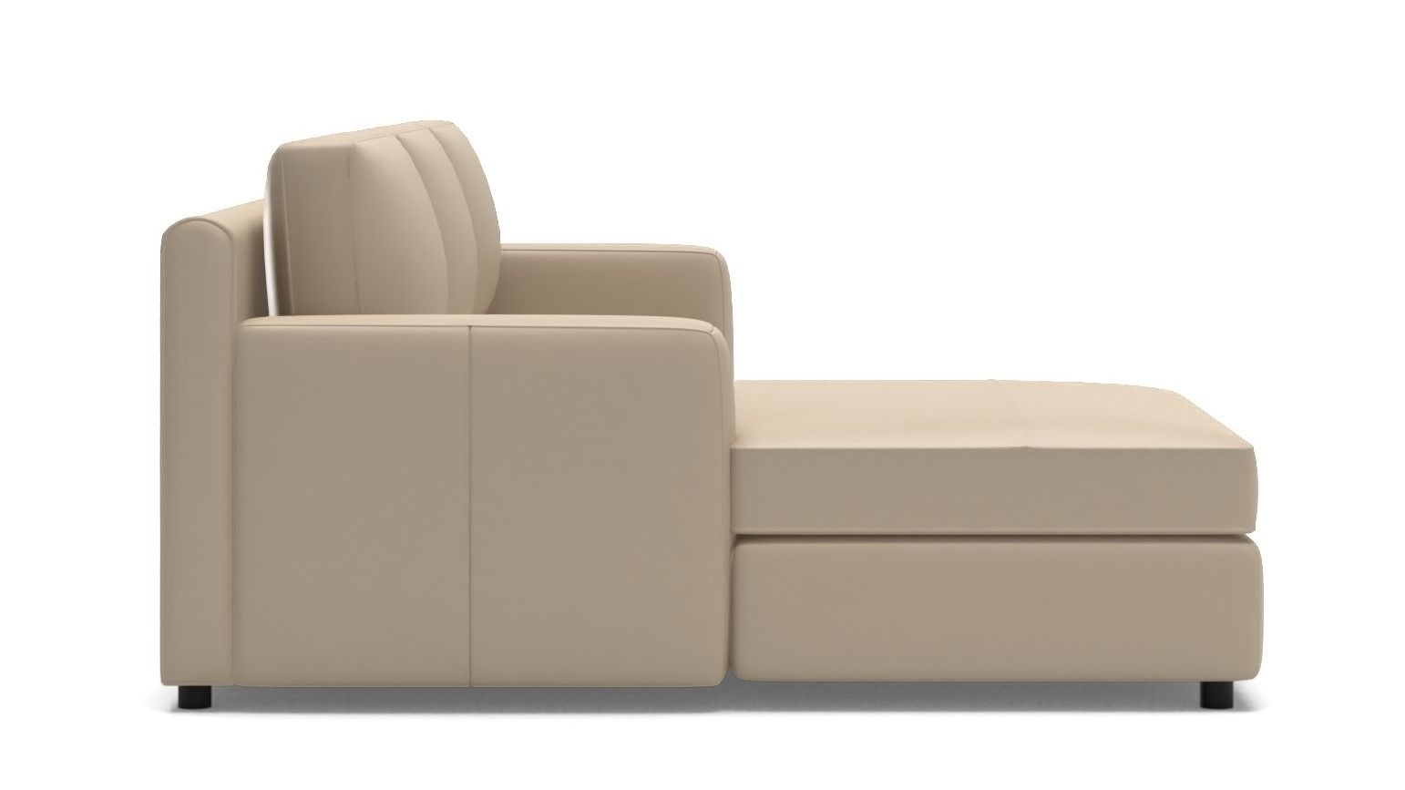 Halley Genuine Leather Sleeper Sofa and Chaise Sectional thumbnail 4