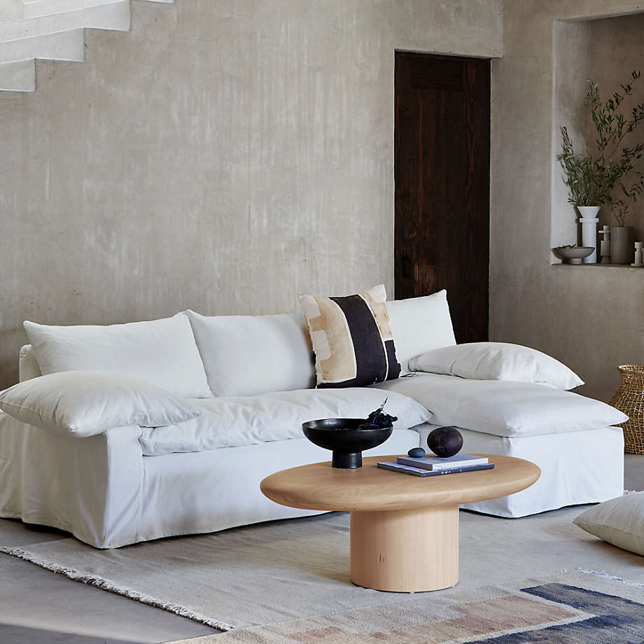 Pacific Natural Wood Oval Coffee Table by Leanne Ford thumbnail 7