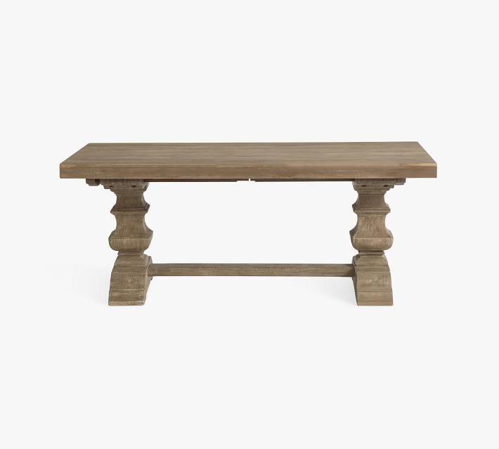 Banks Extending Dining Table Gray Wash thumbnail 3