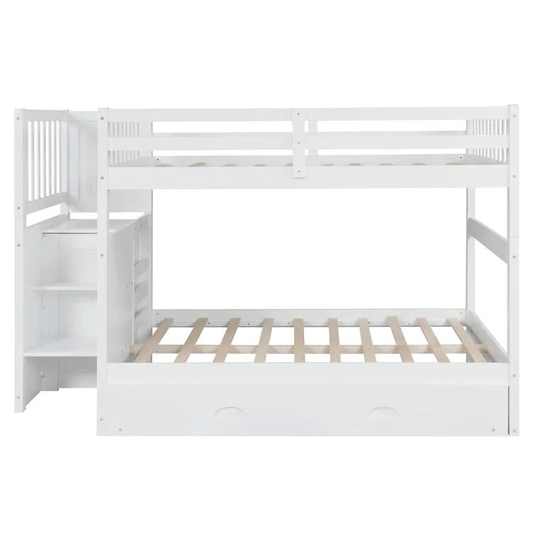 Apsara Twin Standard Bunk Bed with Trundle by Harriet Bee thumbnail 3