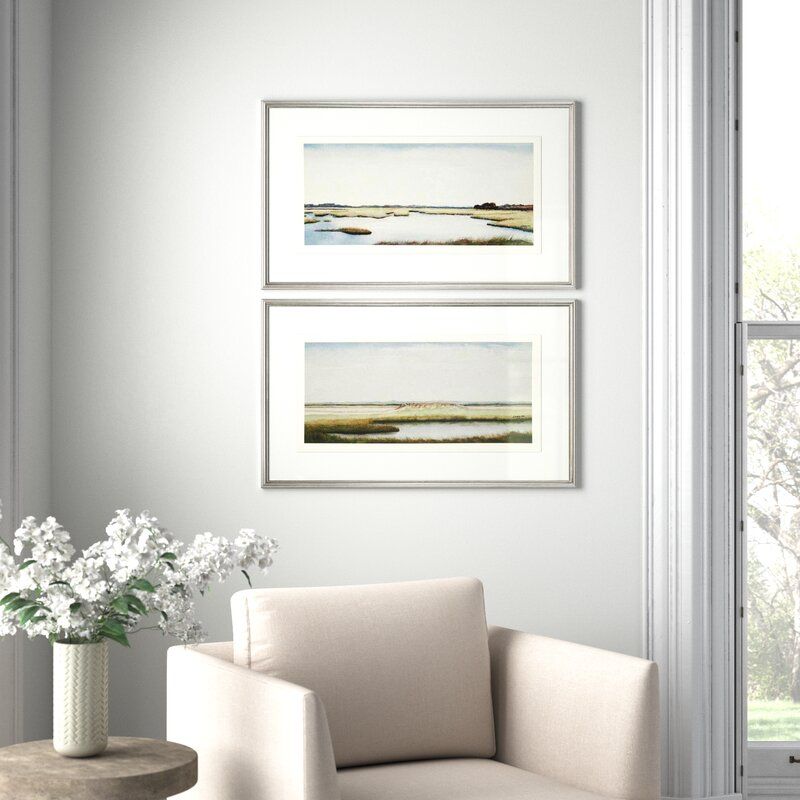 Arlo Marshlands I 2 piece print set with frame thumbnail 3
