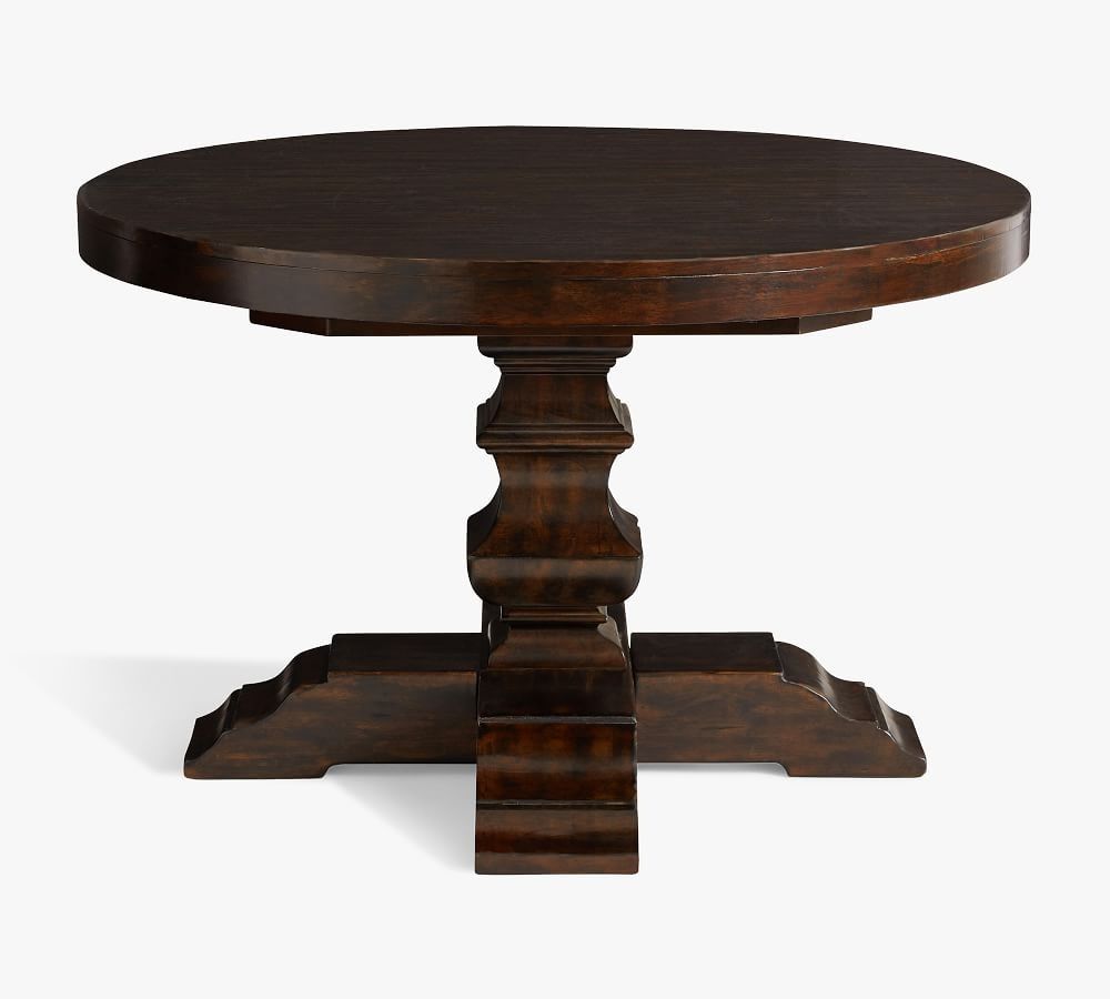 Banks Round Pedestal Extending Dining Table thumbnail 3