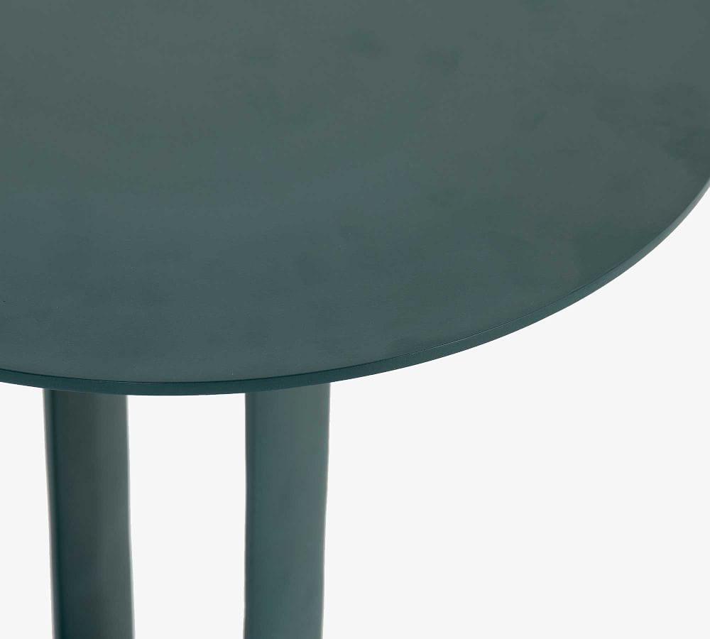 Charlesbourg Round Metal End Table thumbnail 2