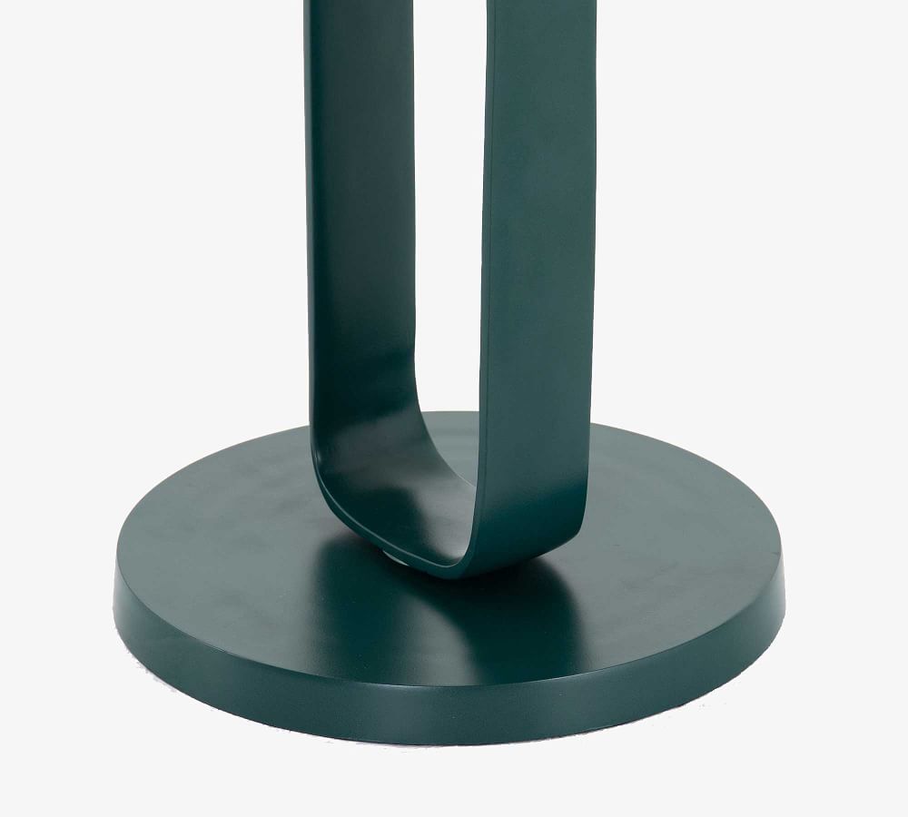 Charlesbourg Round Metal End Table thumbnail 3