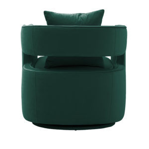 Hudson Forest Green Swivel Chair thumbnail 4