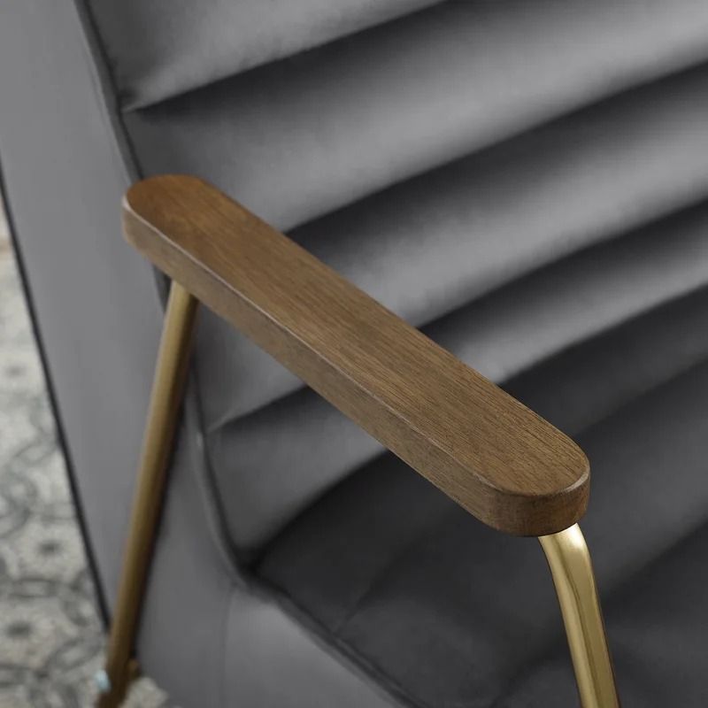 Melanie Velvet Armchair thumbnail 3