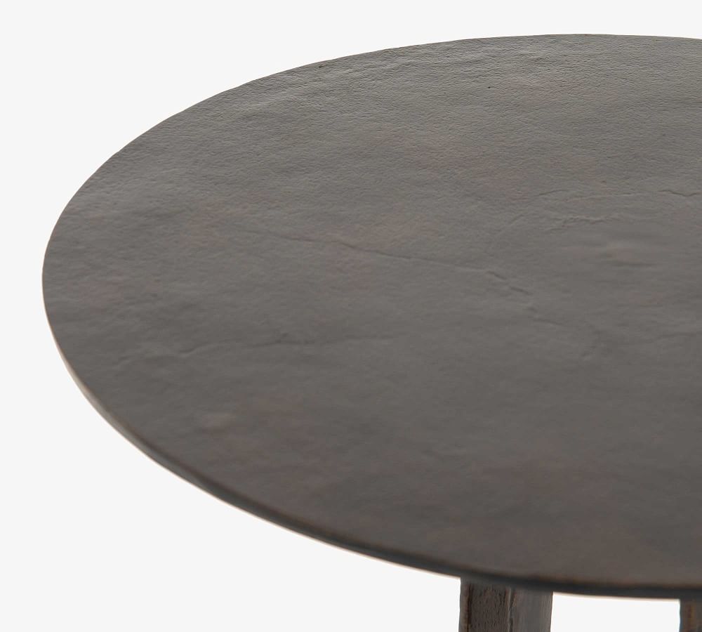 Charlesbourg Round Metal End Table thumbnail 2