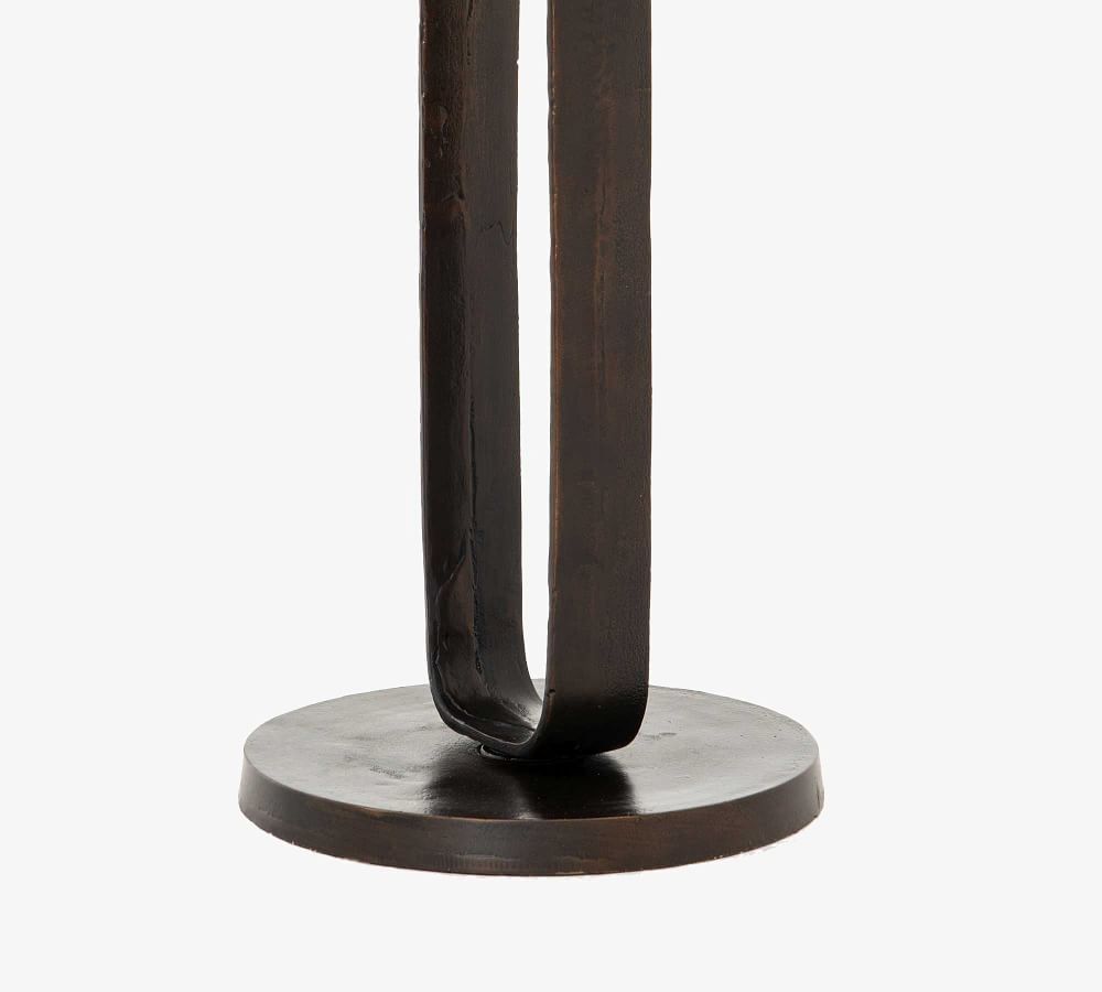 Charlesbourg Round Metal End Table thumbnail 3