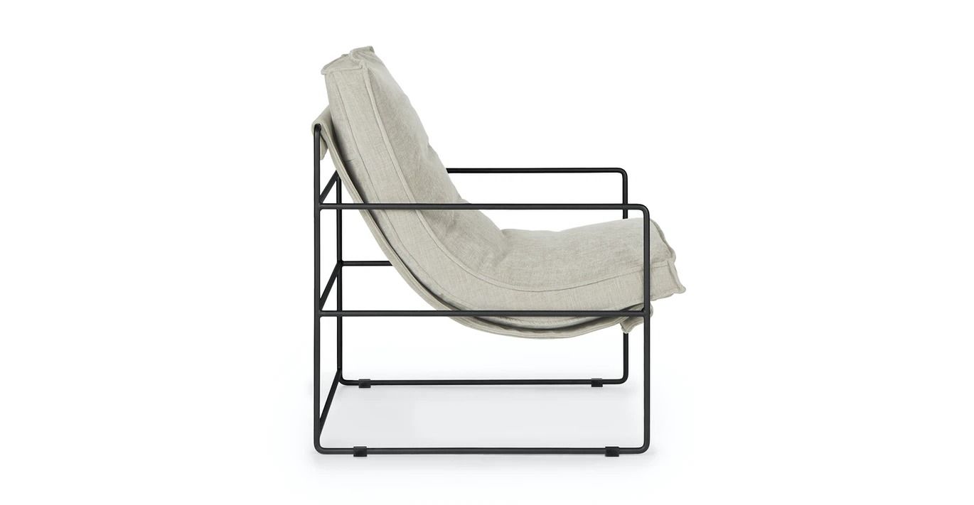 Entin Whistle Gray Lounge Chair thumbnail 3
