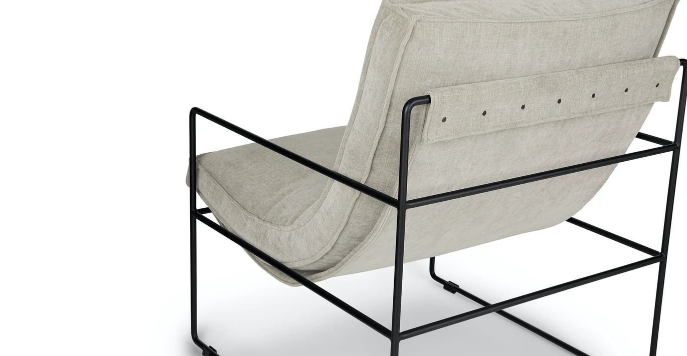 Entin Whistle Gray Lounge Chair thumbnail 4