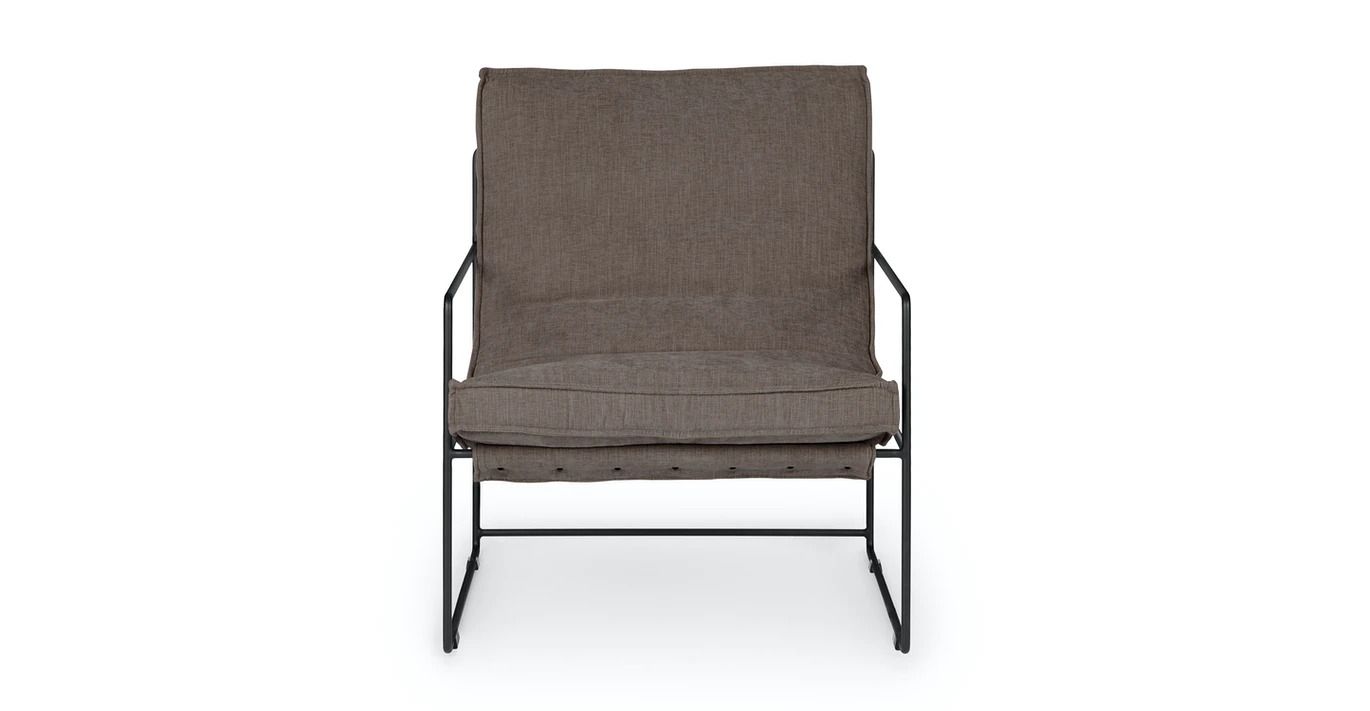 Entin Geo Gray Lounge Chair thumbnail 3