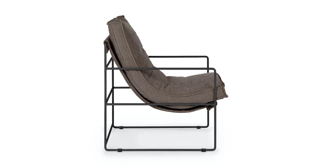 Entin Geo Gray Lounge Chair thumbnail 4