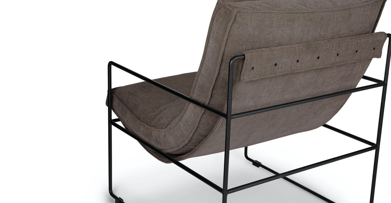 Entin Geo Gray Lounge Chair thumbnail 5