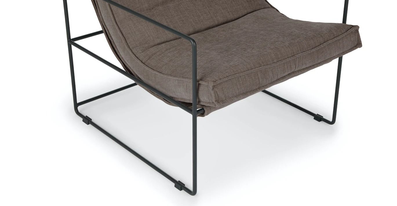 Entin Geo Gray Lounge Chair thumbnail 6
