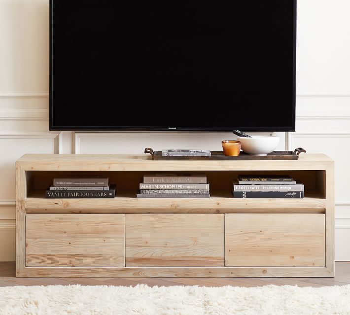 Folsom 3-Drawer Media Console (66") thumbnail 2