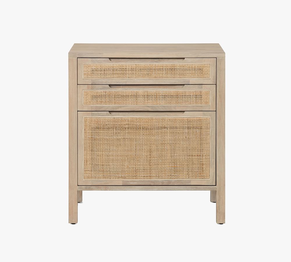 Dolores Cane 3 Drawer File Cabinet thumbnail 2