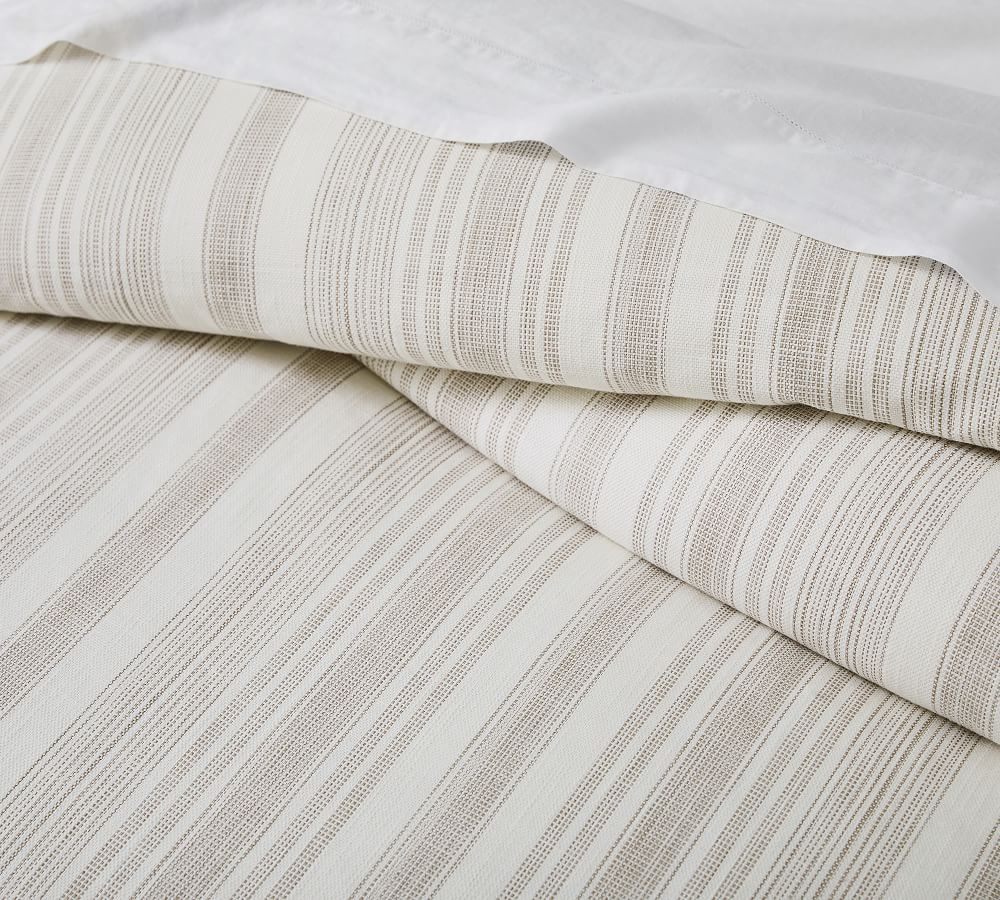 Hawthorn Striped Cotton Duvet Cover King thumbnail 5
