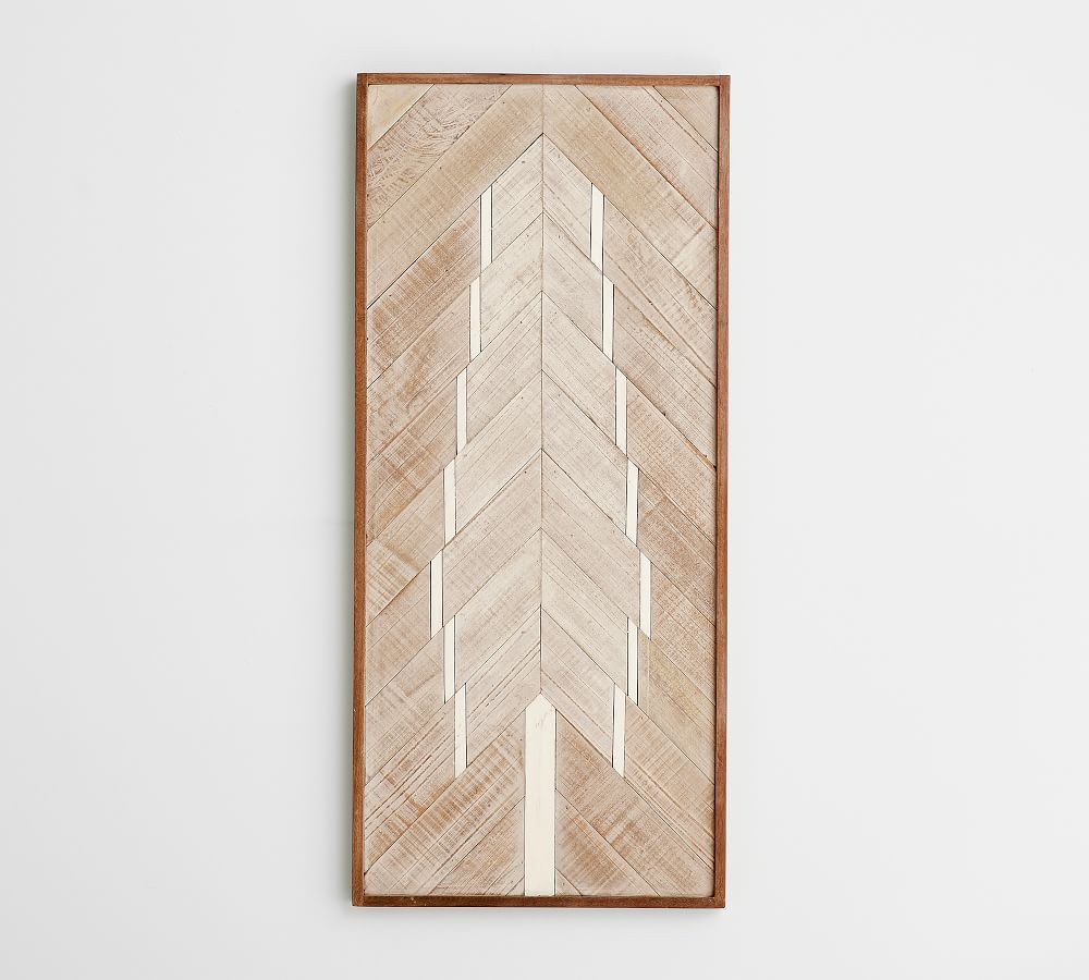 Planked Pine Wall Art With Frame thumbnail 2