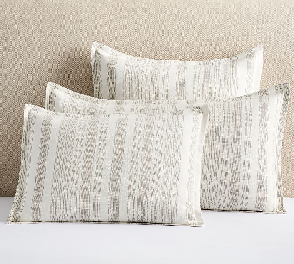 Taupe Hawthorn Striped Sham No Insert thumbnail 3
