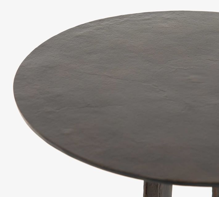 Charlesbourg Round Metal End Table thumbnail 3