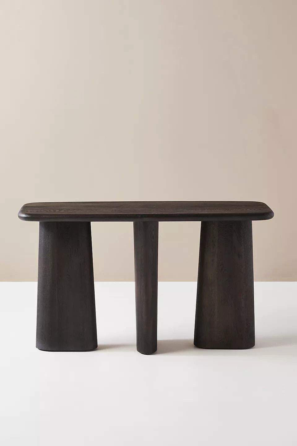 Kalle Sculptural Oak Console Black thumbnail 3