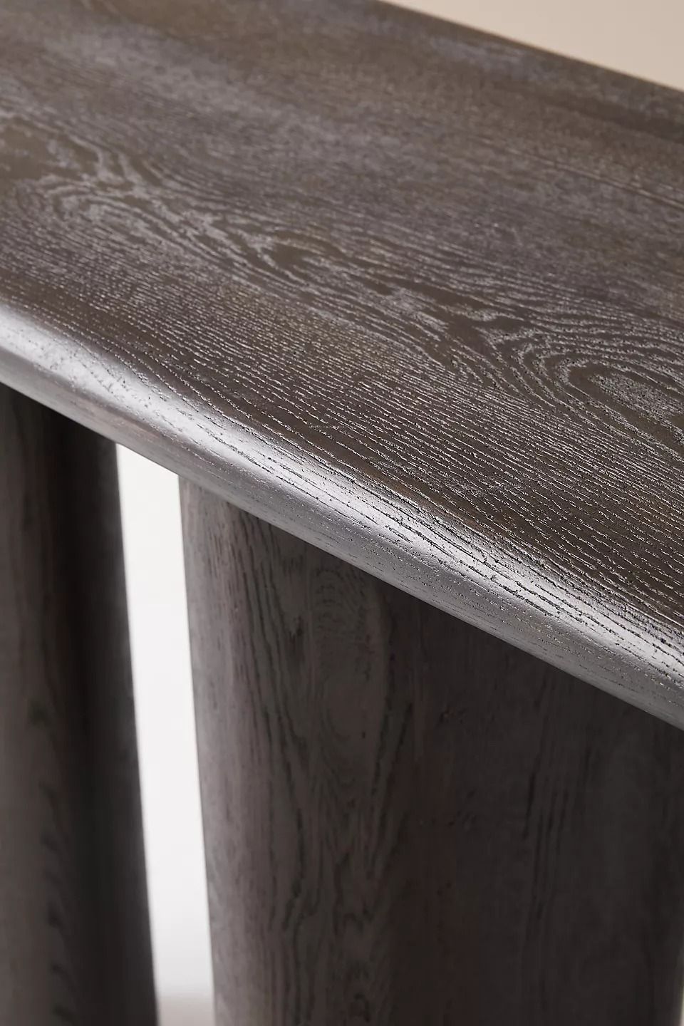 Kalle Sculptural Oak Console Black thumbnail 4
