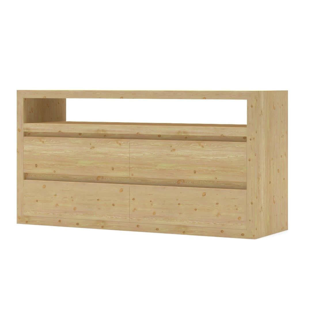 Folsom 4 Drawer Wide Dresser thumbnail 3