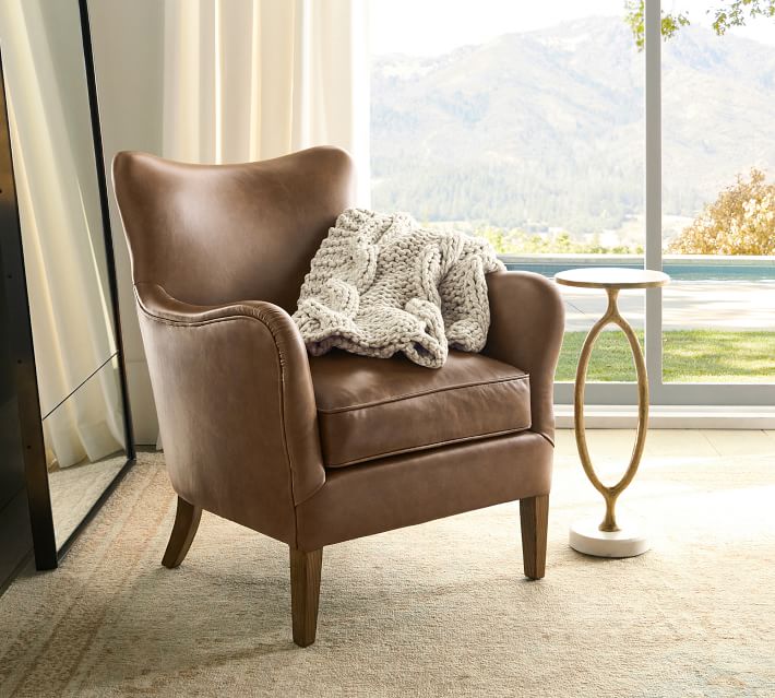 Clark Leather Armchair thumbnail 2