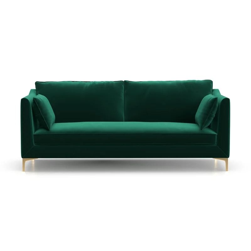 Analayah Velvet Sofa thumbnail 3