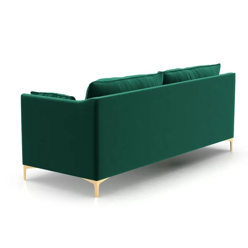 Analayah Velvet Sofa thumbnail 5