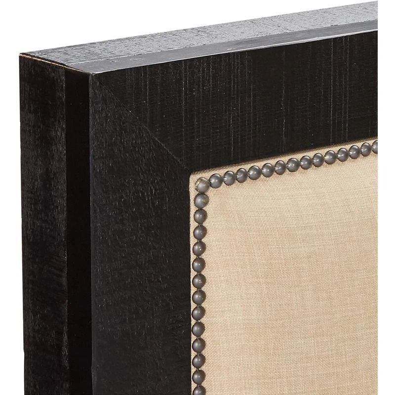 Lockridge Upholstered Solid Wood Panel Headboard King thumbnail 4