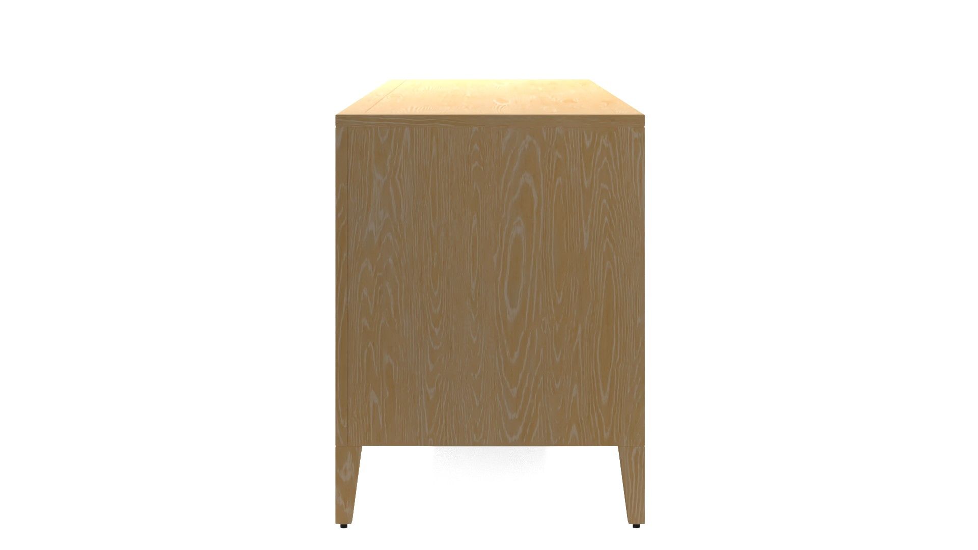 Textured Trellis Media Console Sand thumbnail 2