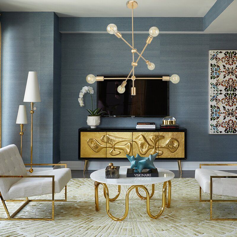 Dycus Light Sputnik Modern Linear Chandelier thumbnail 2
