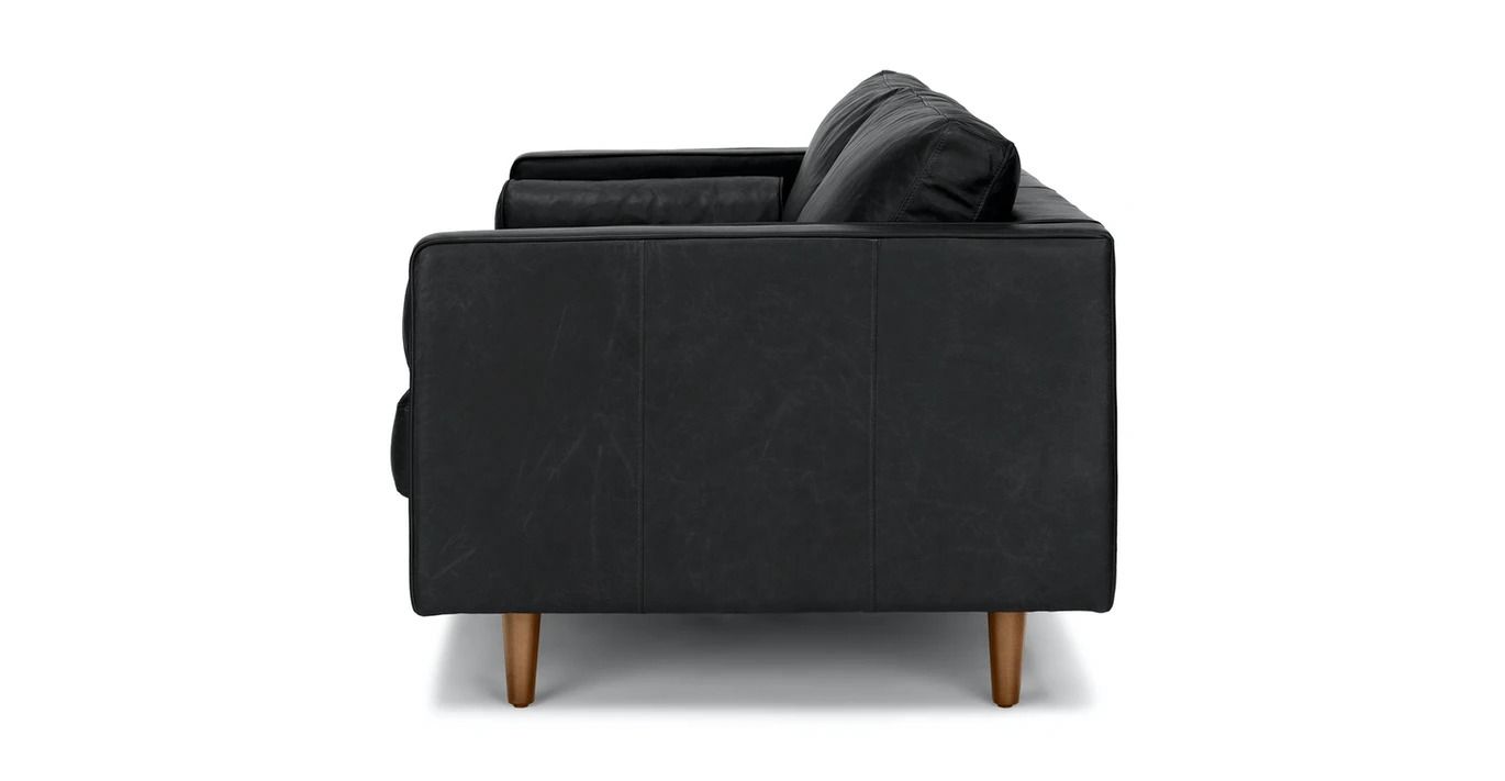 Sven Oxford Black 72" Sofa thumbnail 4
