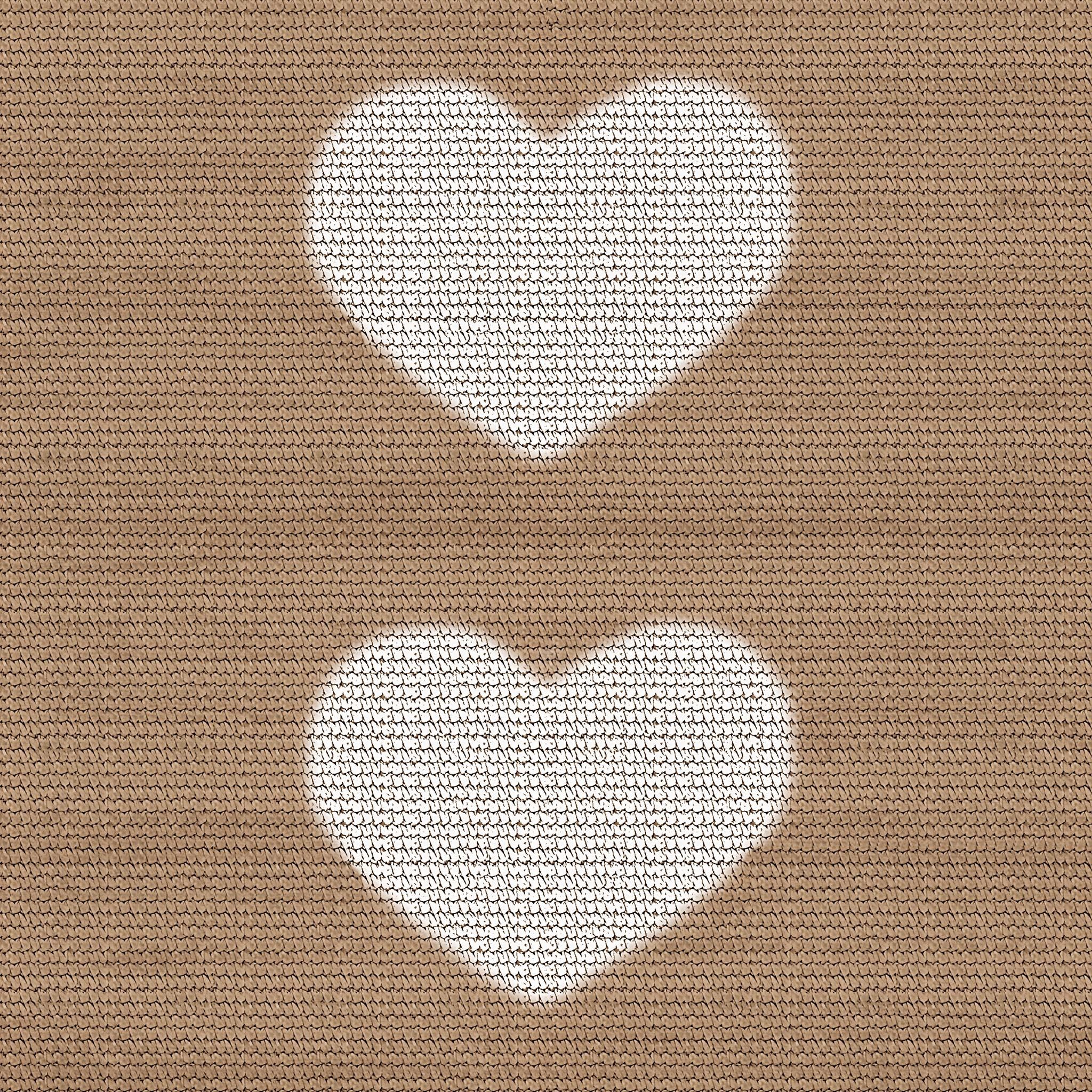 Raffia Heart Basket Large thumbnail 4