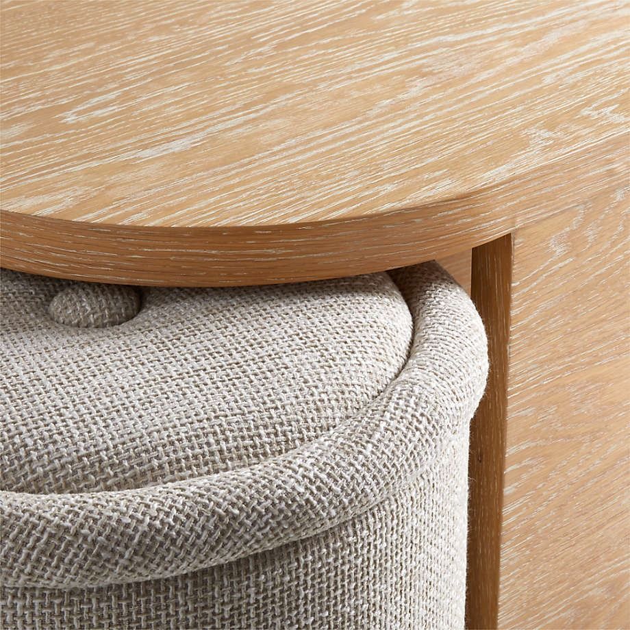 Union Oval Nesting Coffee Table with Stools thumbnail 6