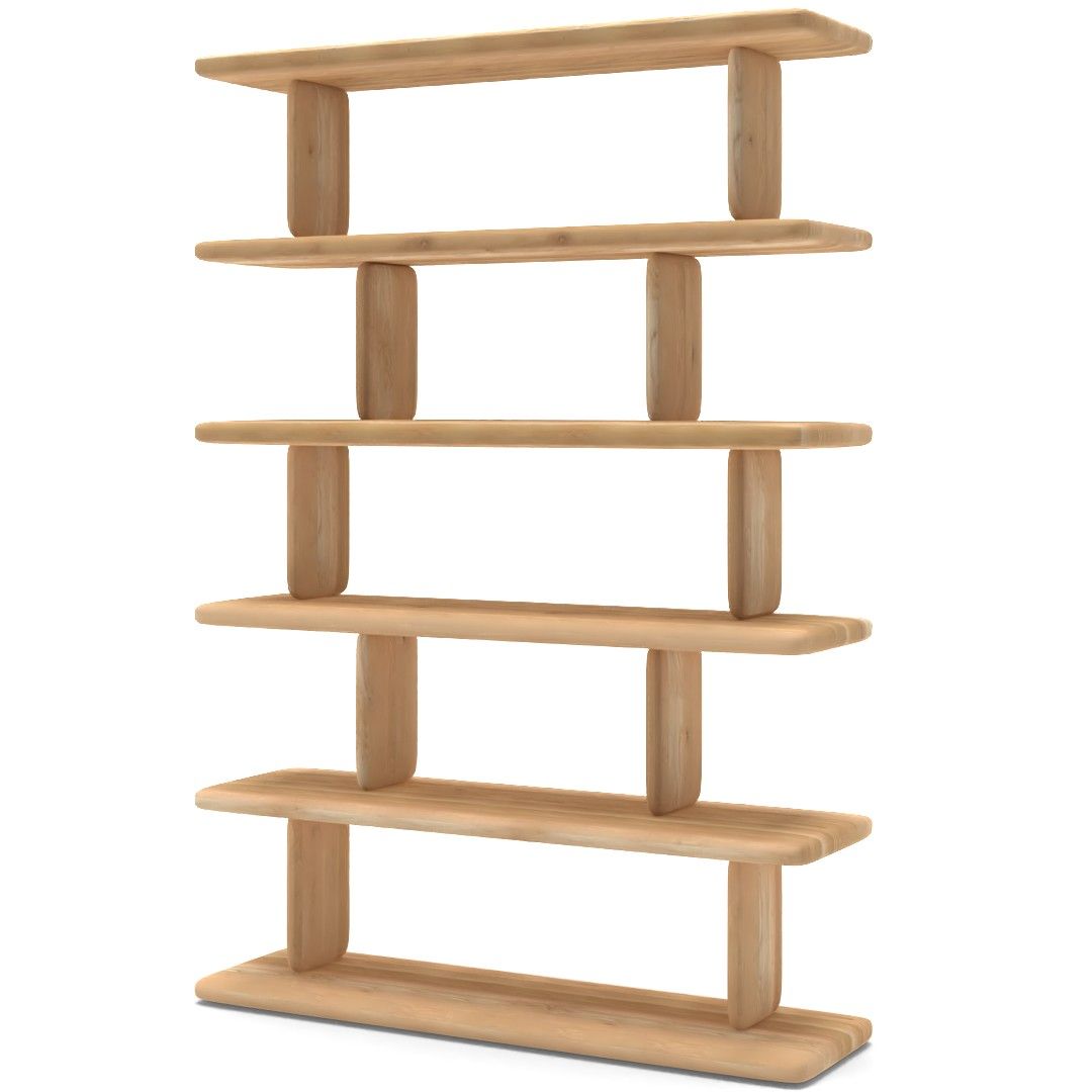 Kalle Sculptural Oak Bookshelf thumbnail 2