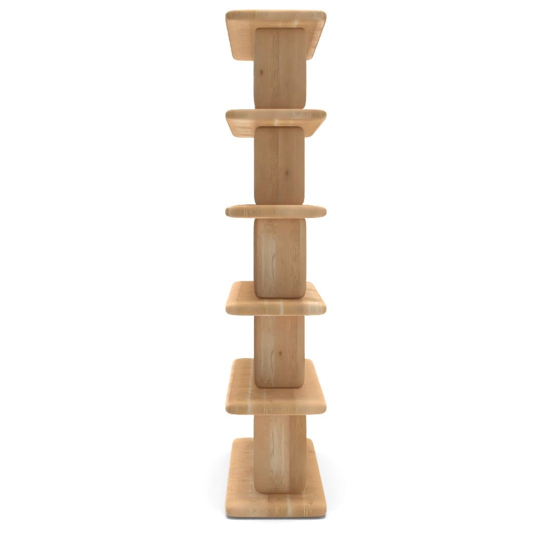 Kalle Sculptural Oak Bookshelf thumbnail 3