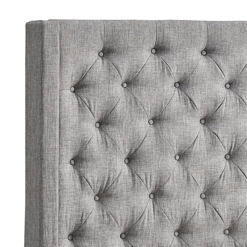 Cassville Upholstered Wingback Headboard thumbnail 3