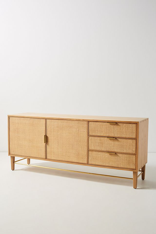 Wallace Cane and Oak Sideboard Neutral thumbnail 2