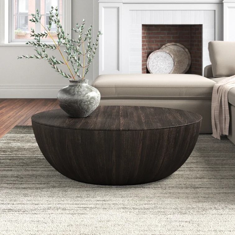 Brookhaven Solid Wood Drum Coffee Table thumbnail 3