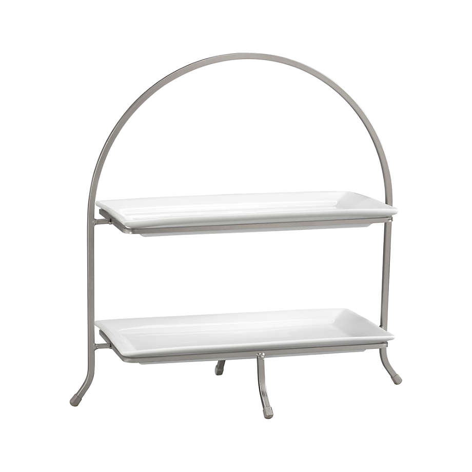 Cambridge 2-Tier Server with Plates thumbnail 2