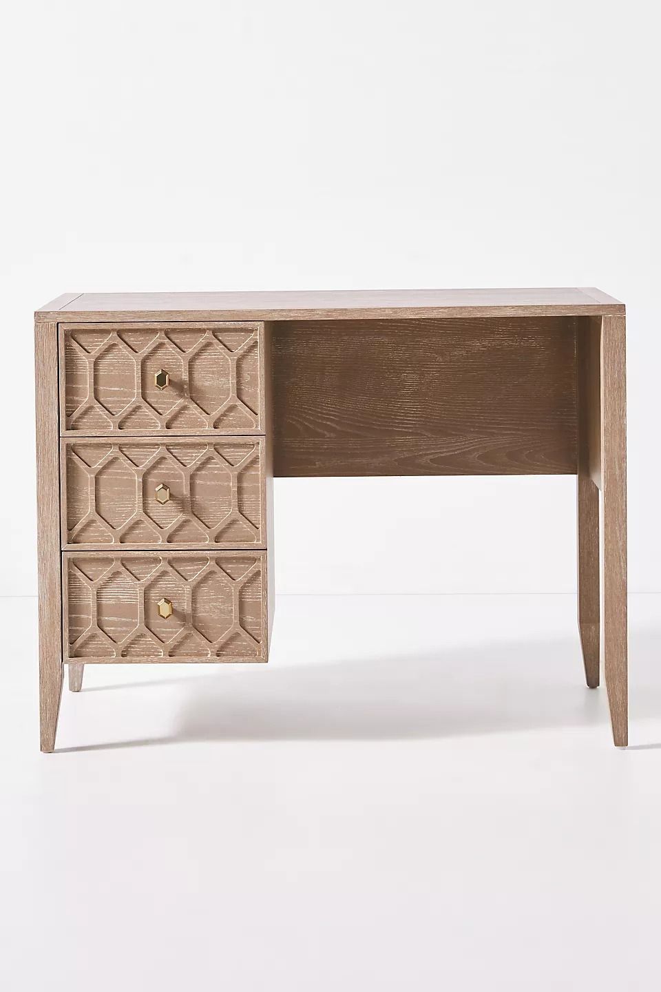 Textured Trellis Desk Grey thumbnail 2