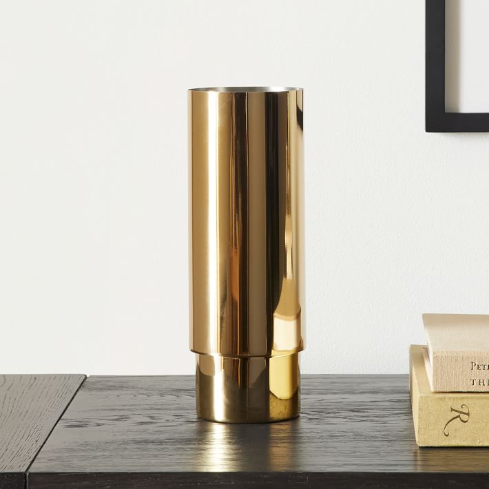 Brass Tube Vases thumbnail 2