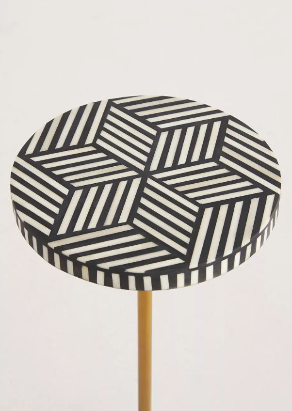 Optical Inlay End Table thumbnail 2